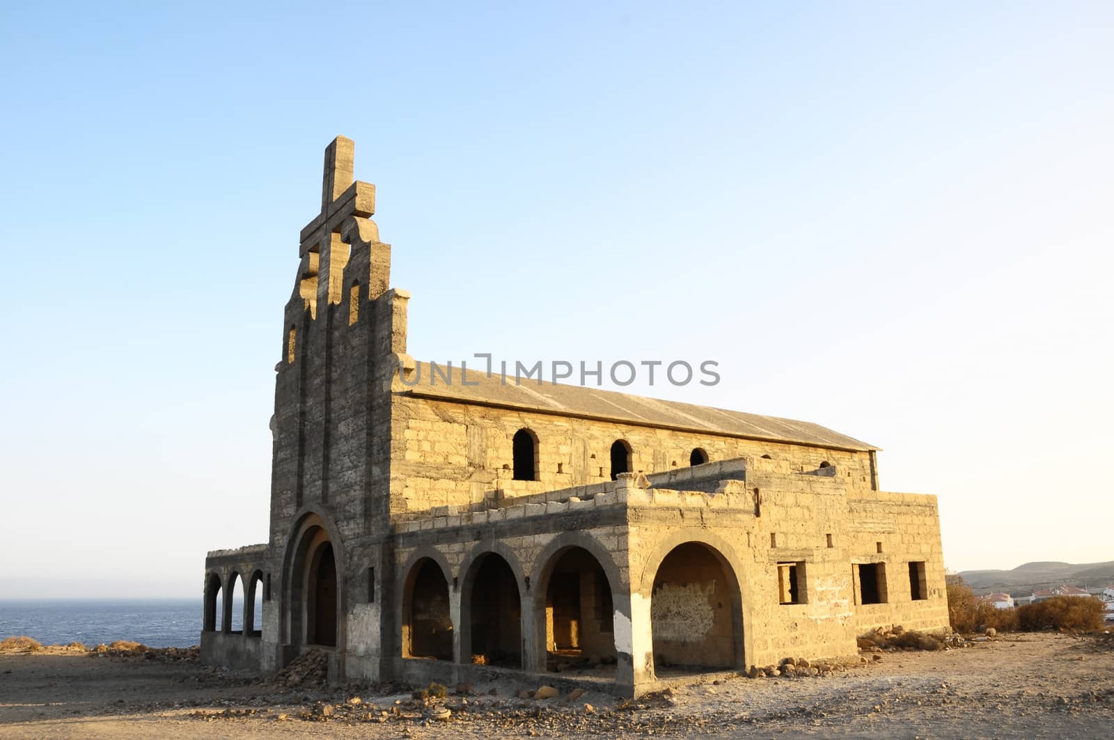 An Old Abandoned Church on a Military Base