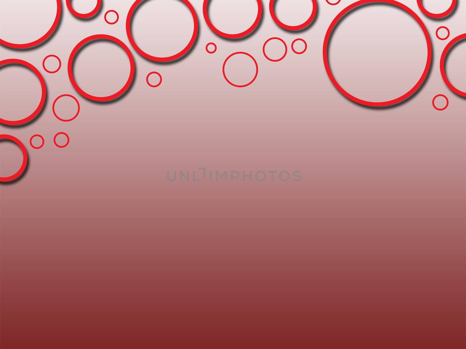 red circle three dee abstract background  by ammza12