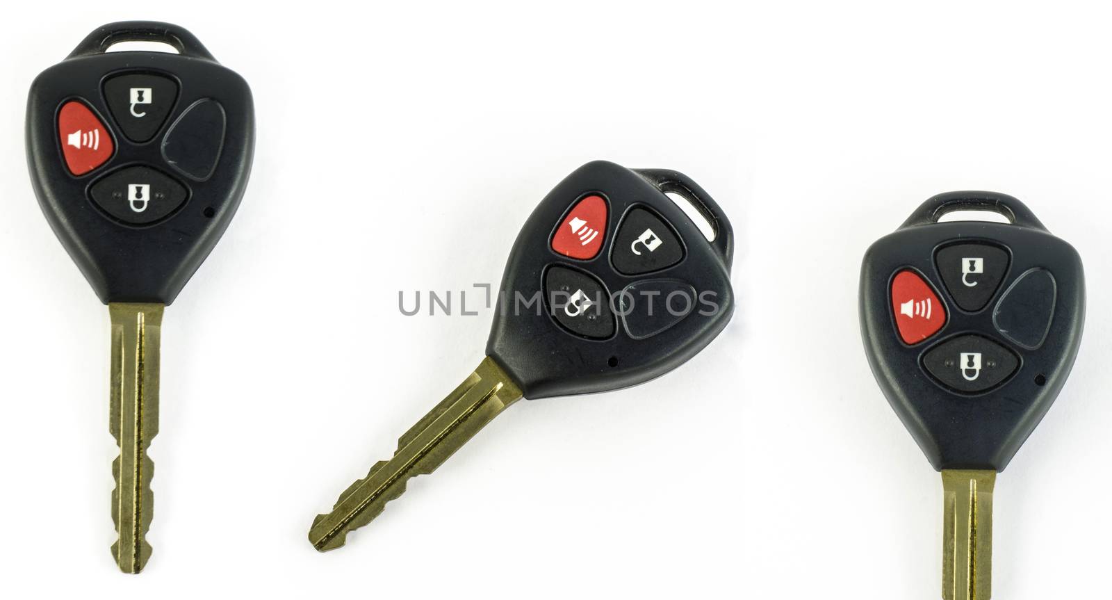 remote car key isolated on white background by ammza12