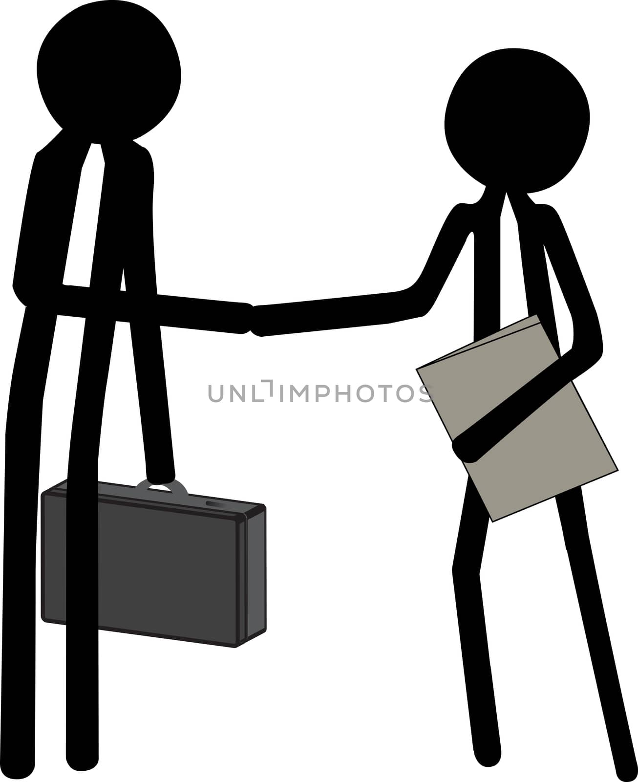 man making deal by compuinfoto