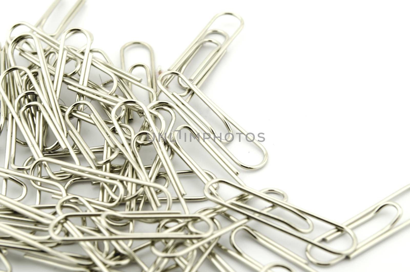 many clip isolated on white background