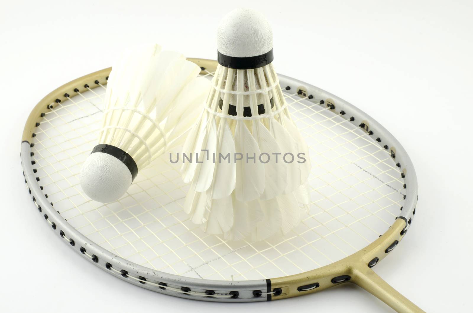 badminton isolated on white by ammza12