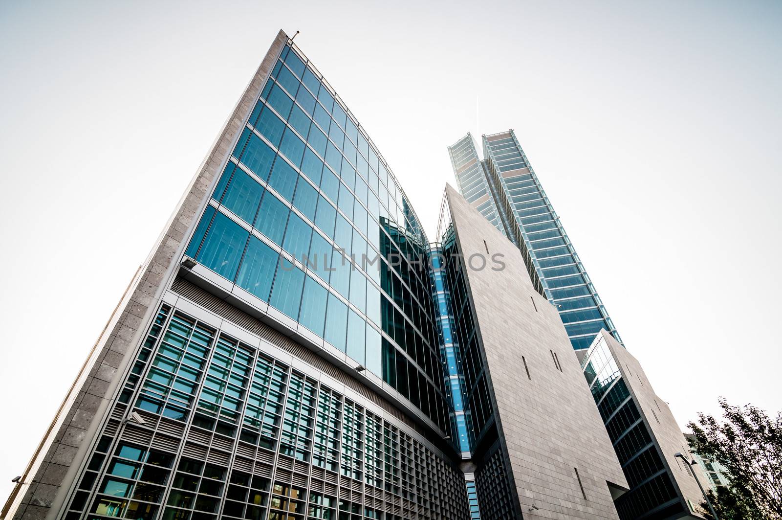 business building in the city