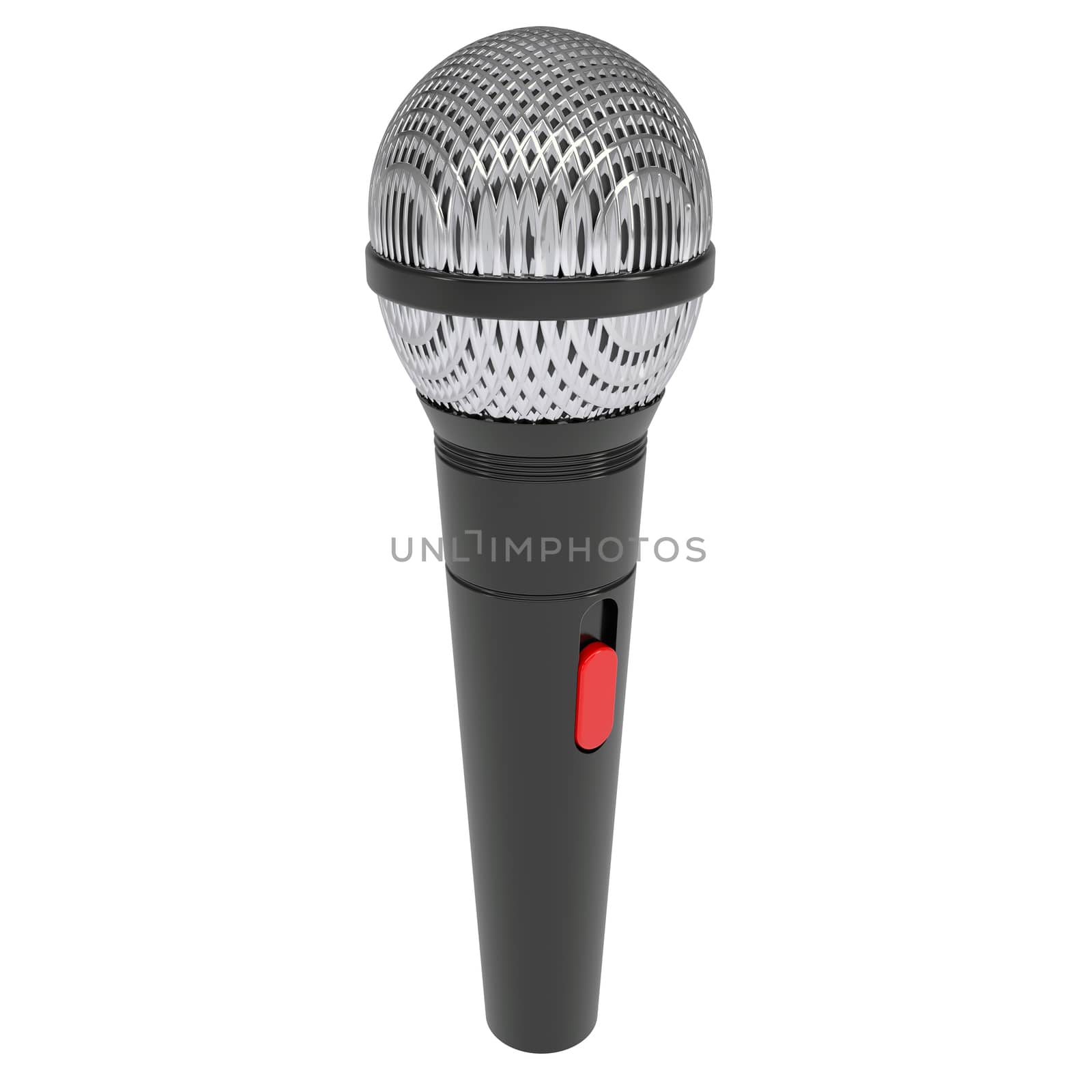 Microphone. Isolated render on a white background