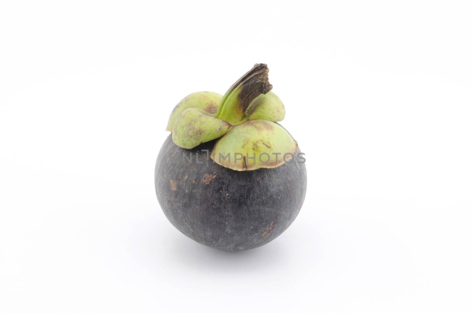 mangosteen isolated on white by ammza12