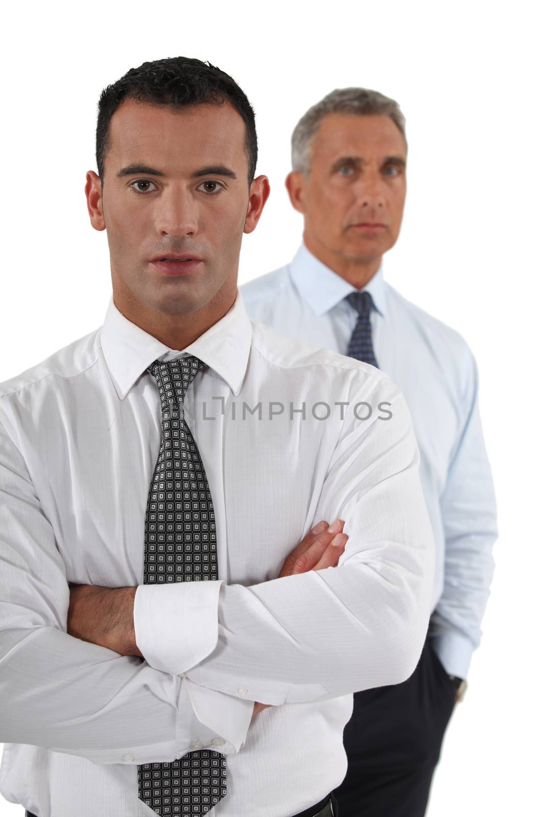 Two confident businessmen by phovoir
