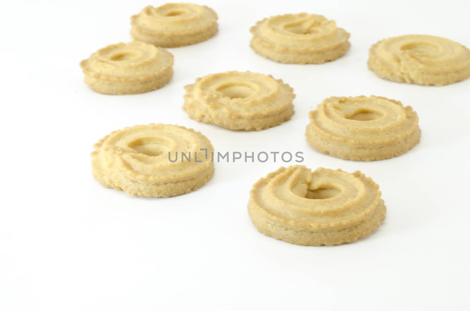 cookies isolated on white background