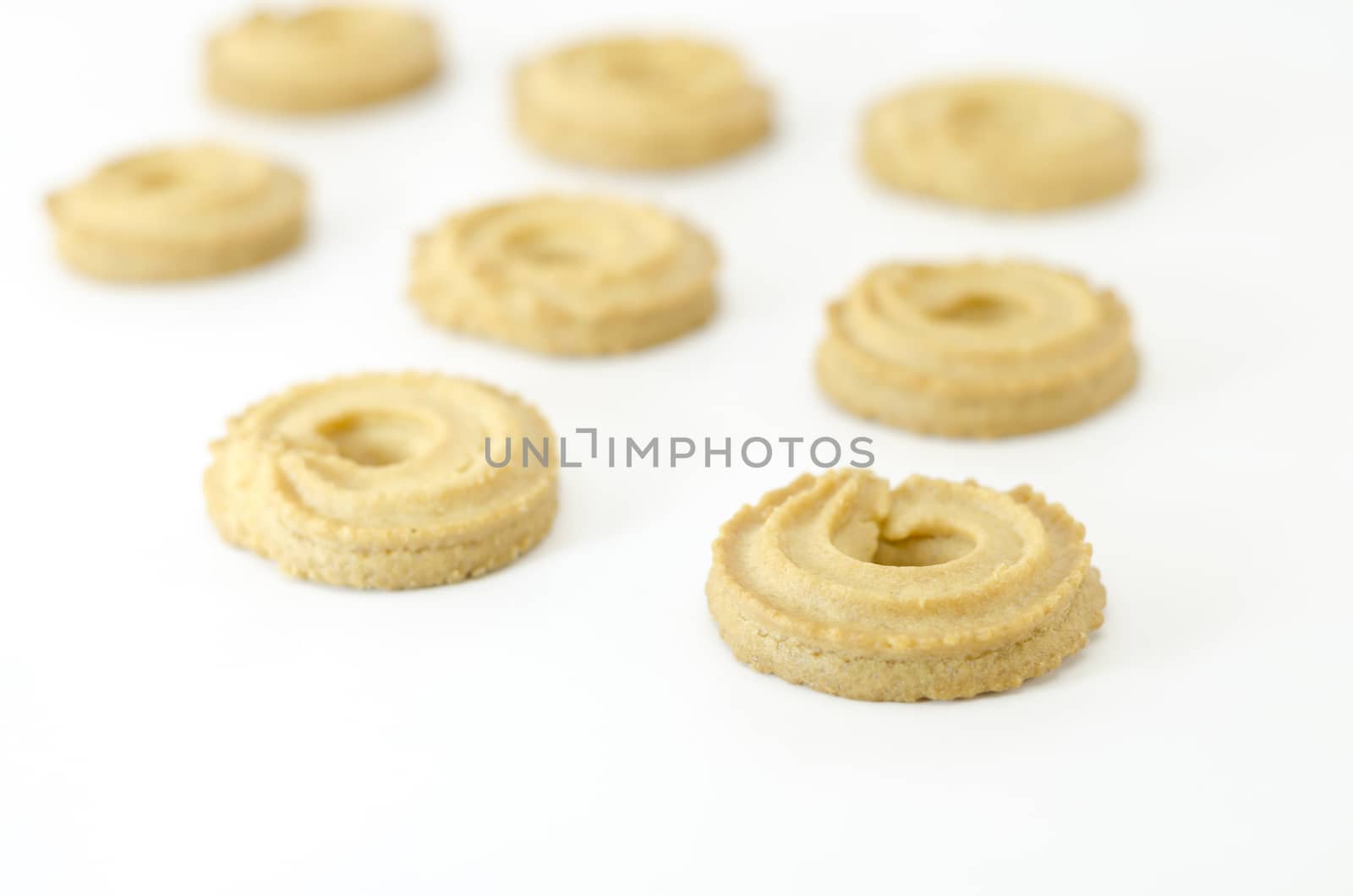 cookies isolated on white background