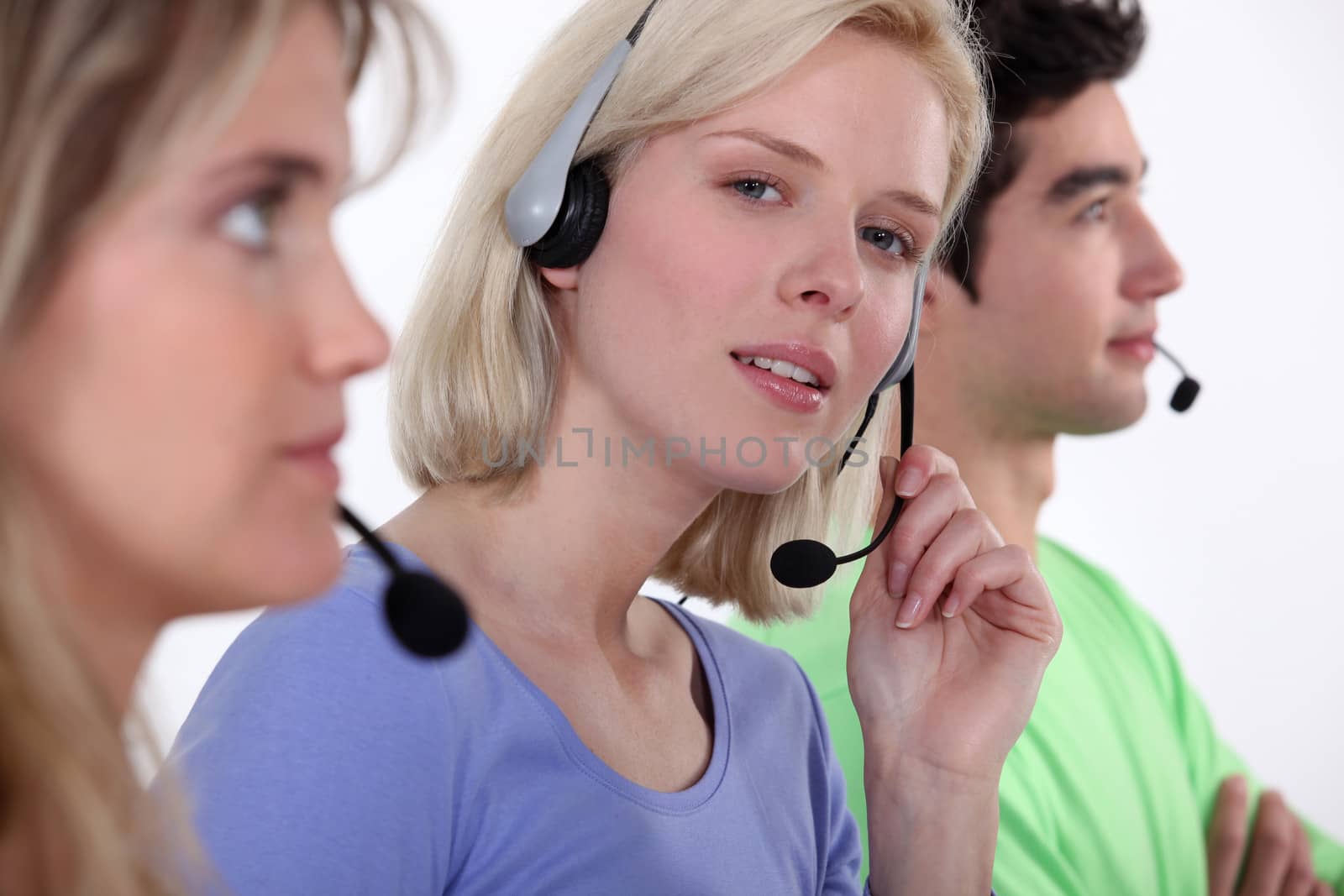 Call center staff