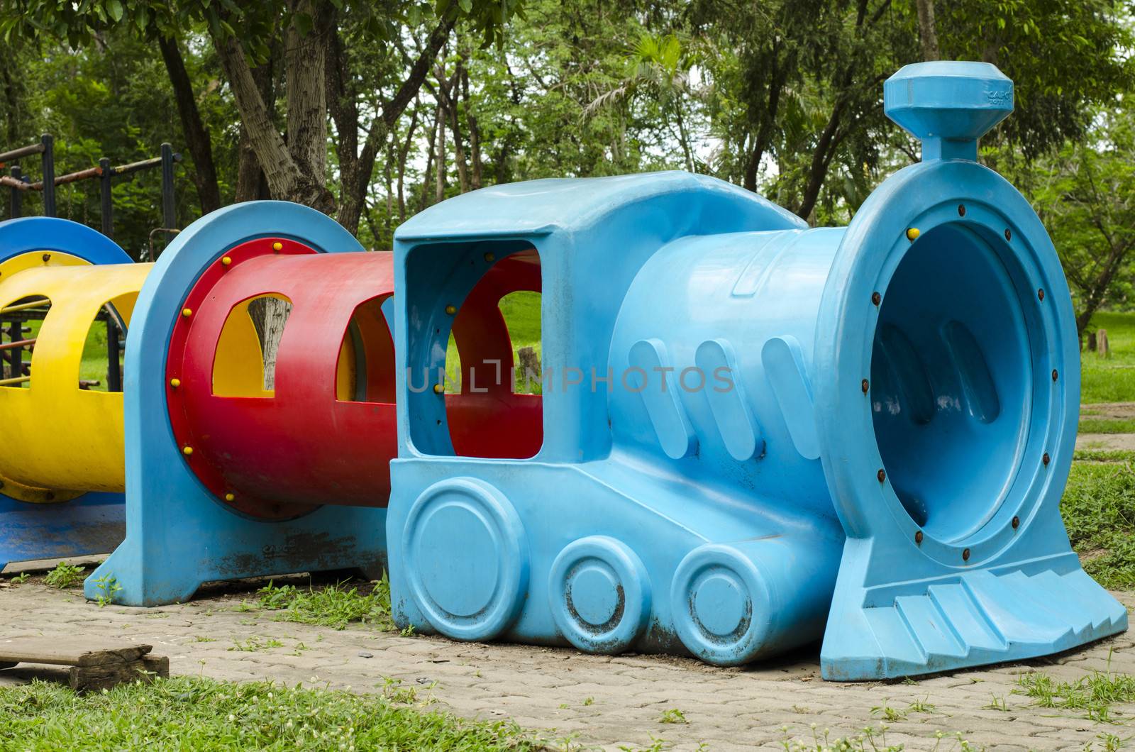 rides for the children's playground train symbolic