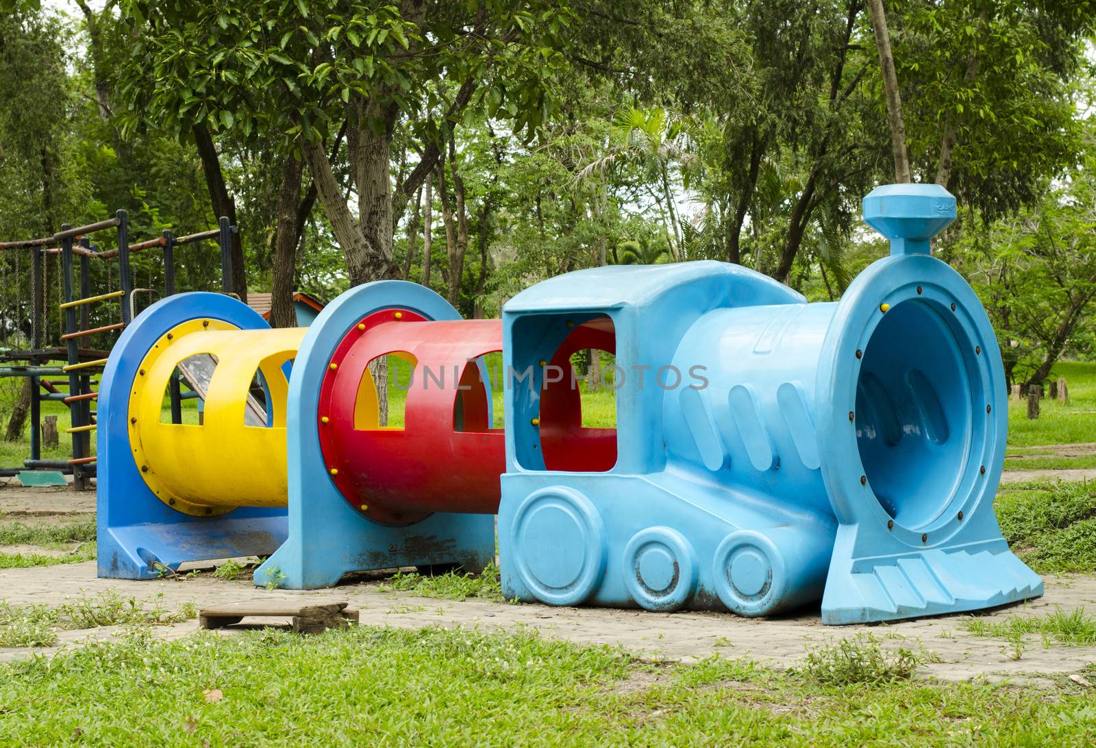 rides for the children's playground train symbolic