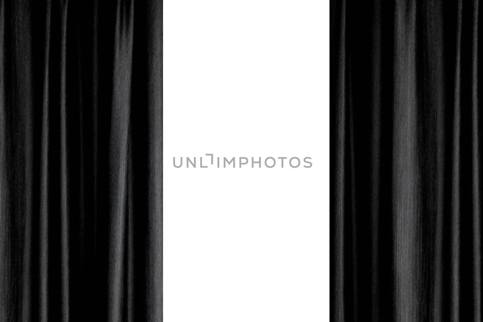 Abstract images of theatre curtains up close