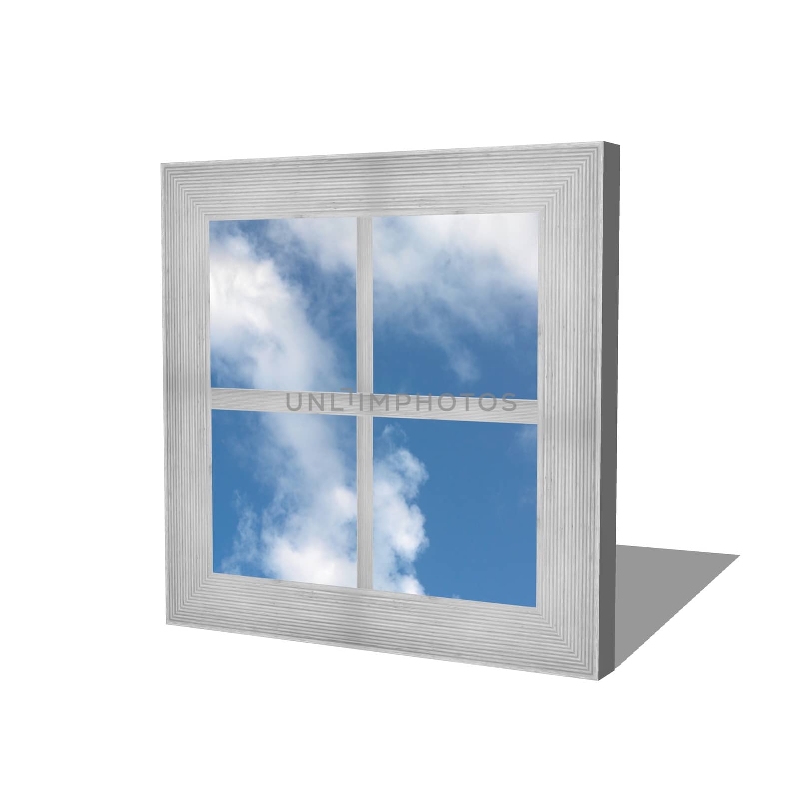 A conceptual image of a window with a view