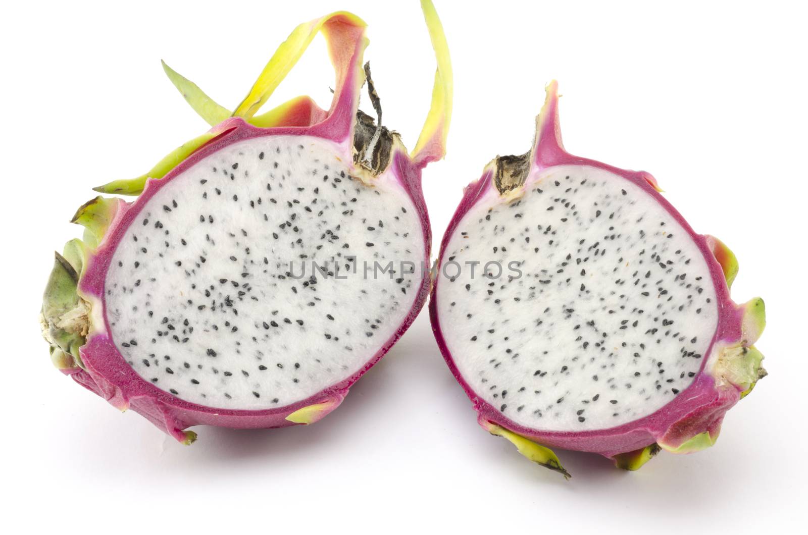 dragon fruit isolated on white by ammza12