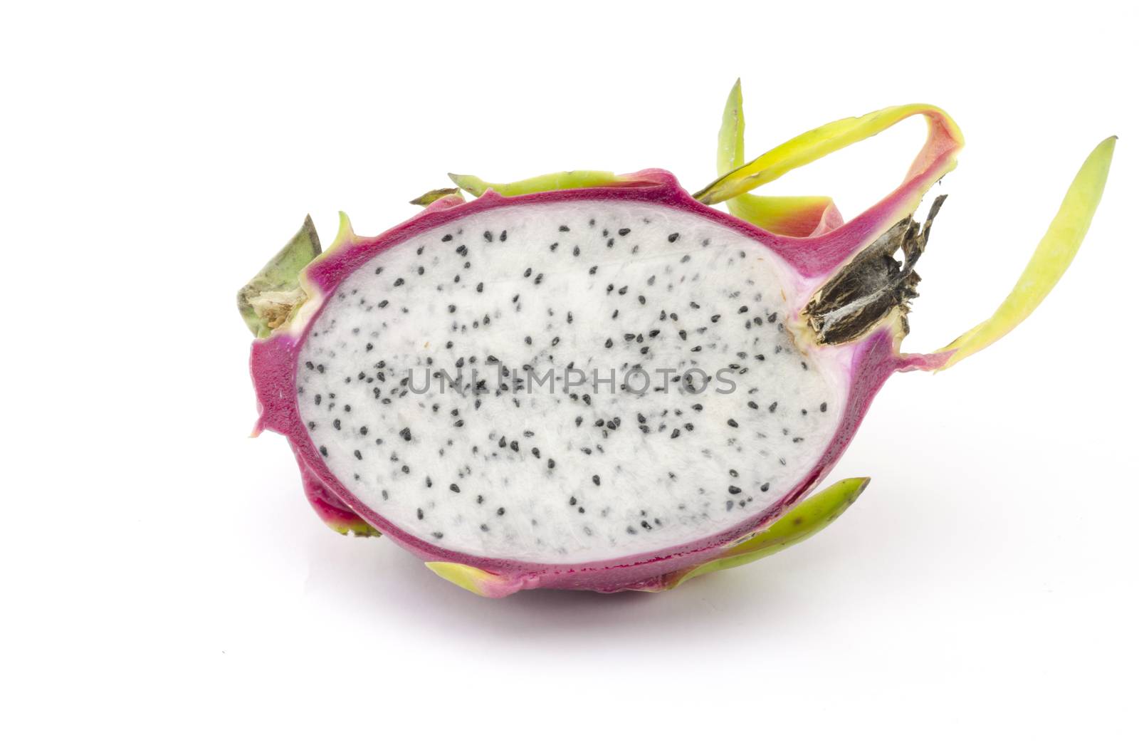 dragon fruit isolated on white background