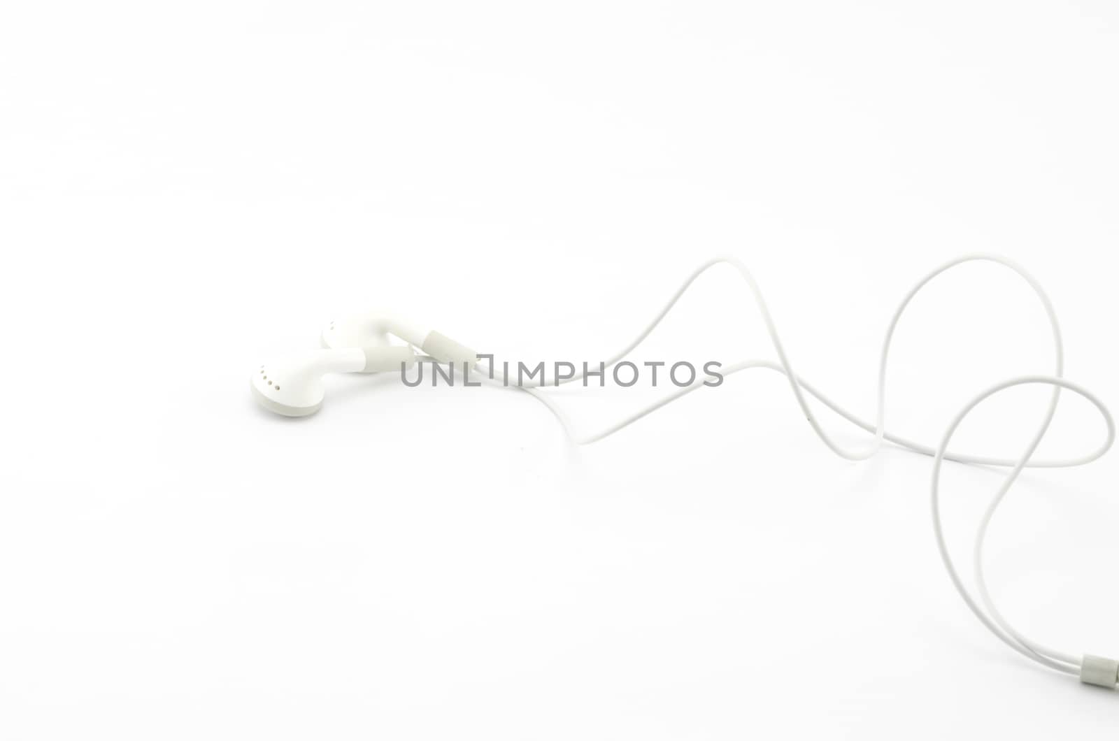 ears phone isolated on white background