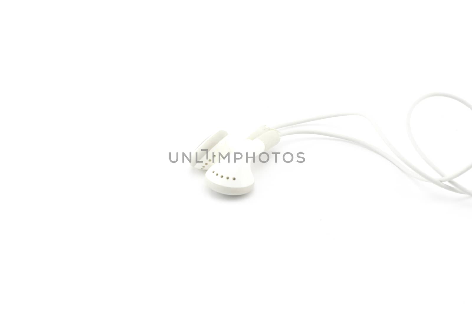 ears phone isolated on white background