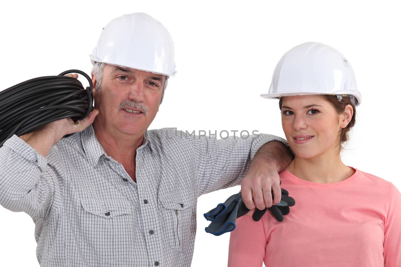 A team of tradespeople