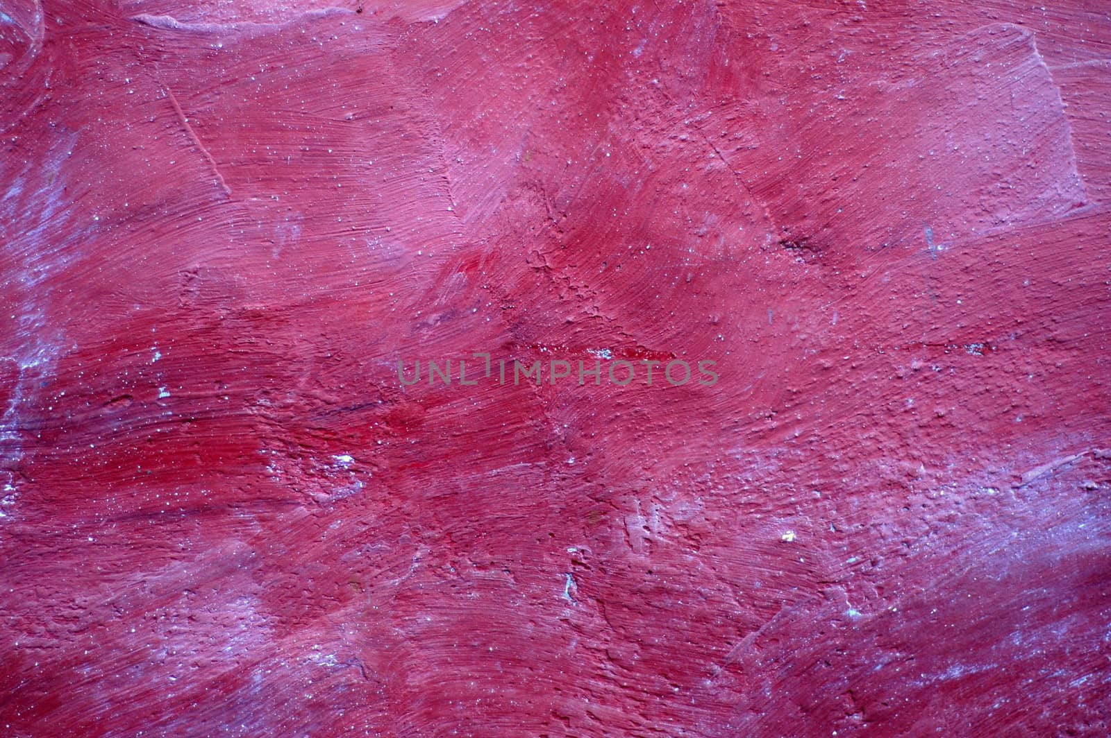 Abstract Background Texture of Grungy, Red Stucco Render Plaster