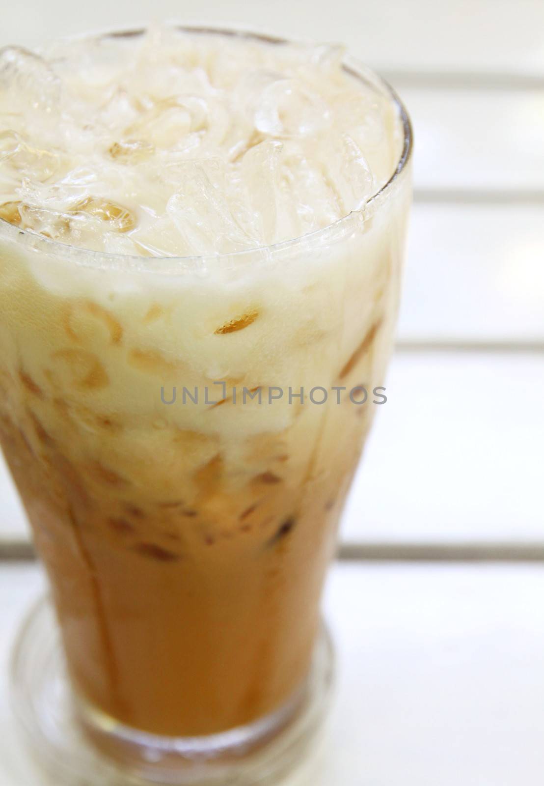 Refreshing iced coffee