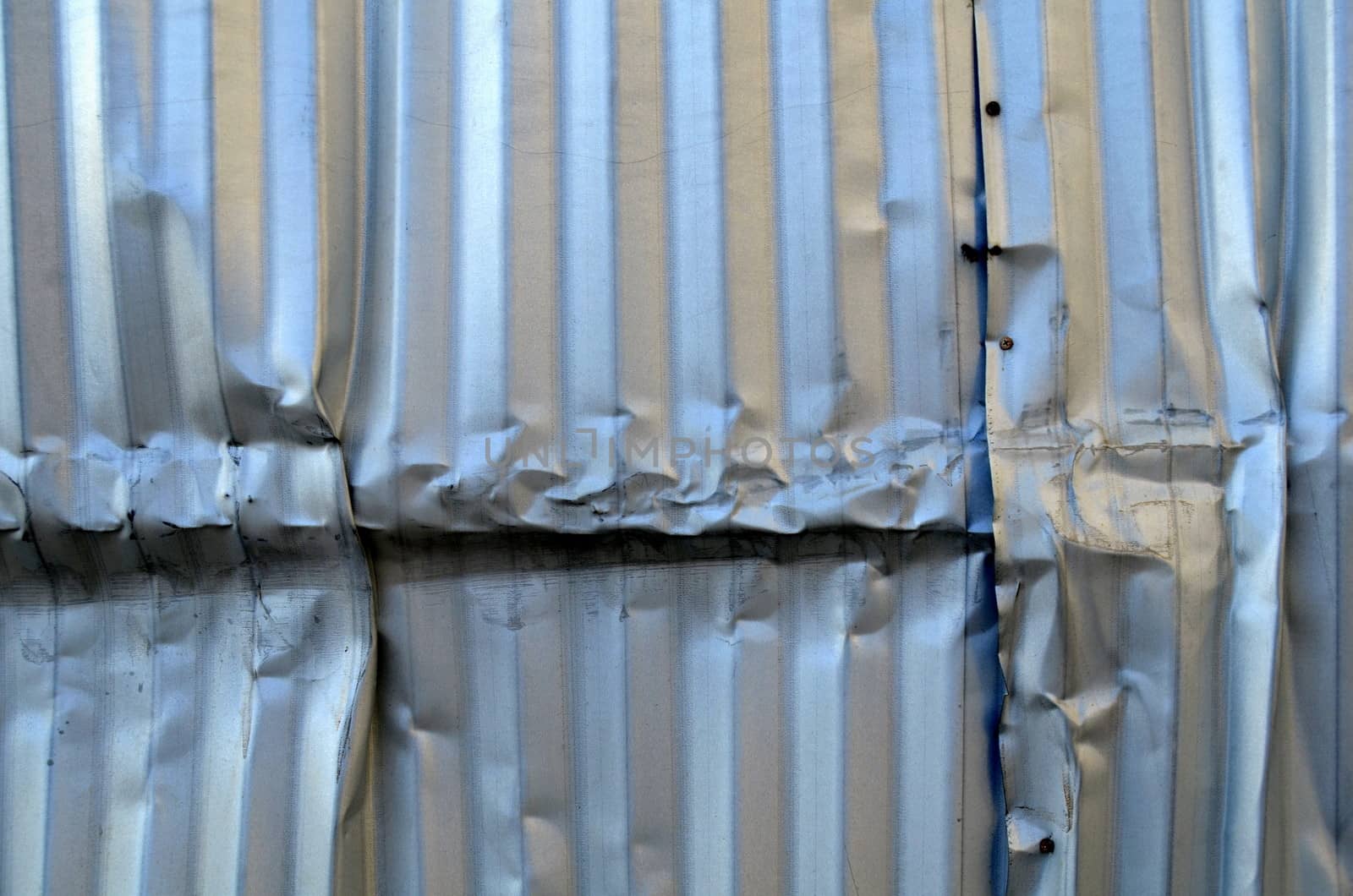 Background Construction Texture Of Damaged Aluminum Sheet