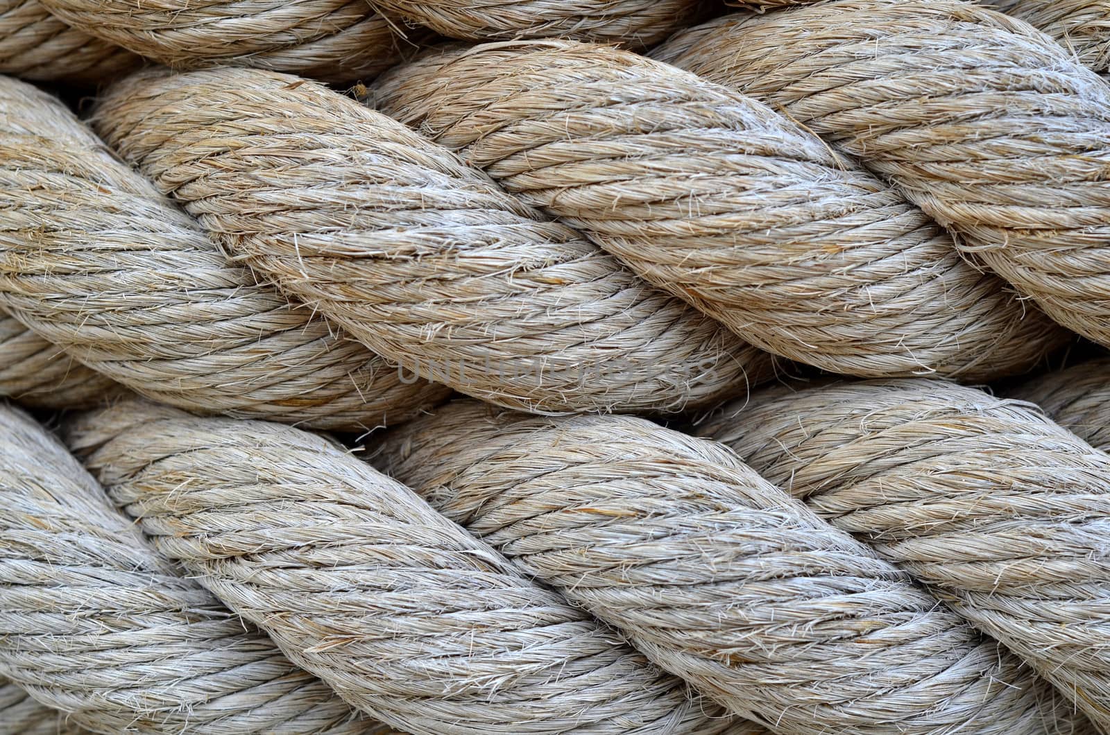 Abstract Background Texture Of Thick, Strong Rope
