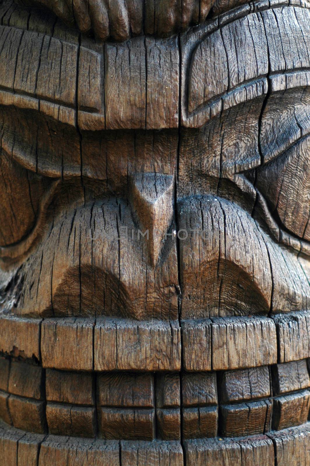 Totem Pole Face by mrdoomits