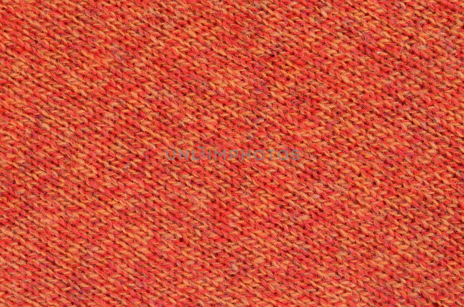 Abstract Background Texture Of Knitted Orange Wool Fabric