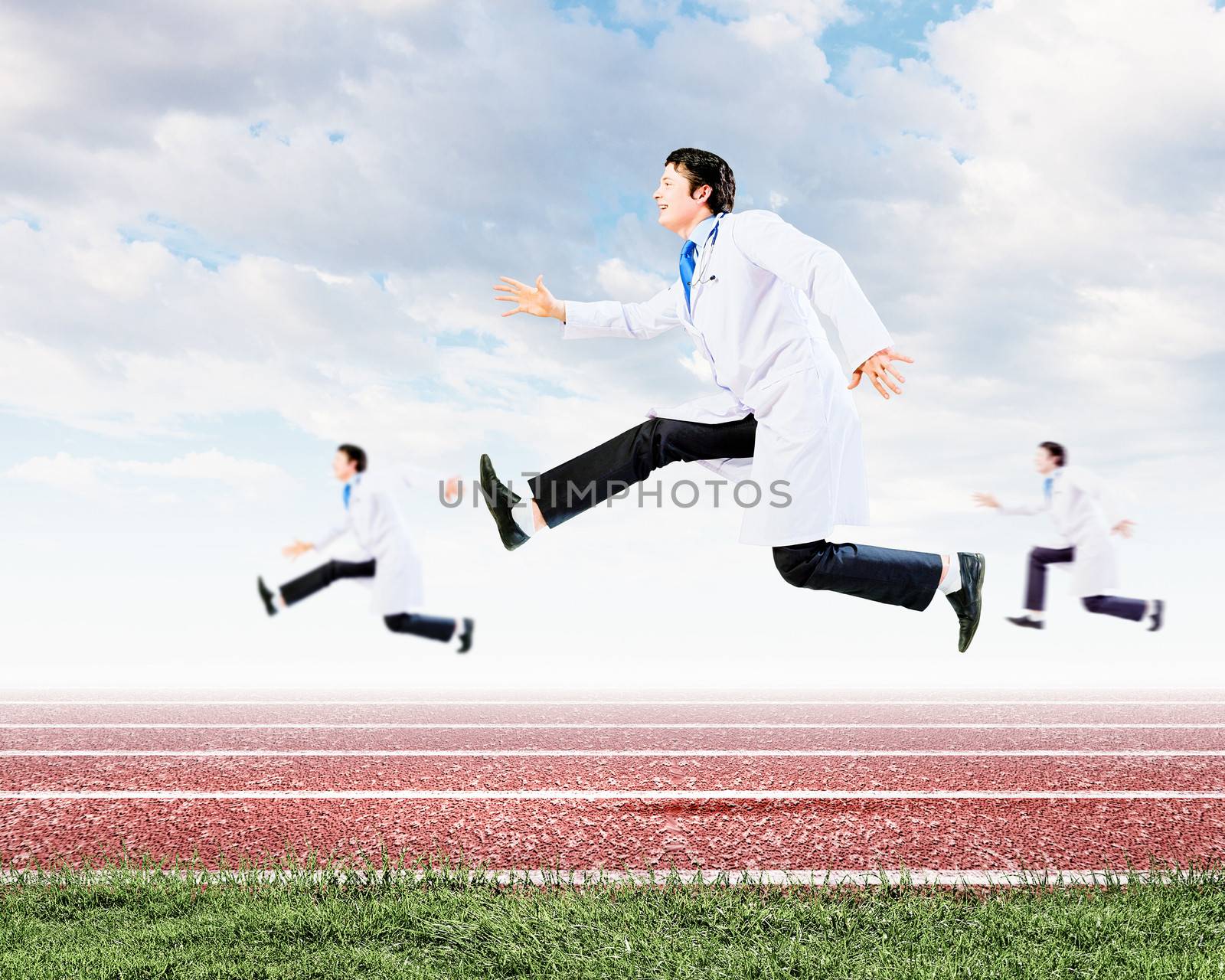 Running doctor by sergey_nivens