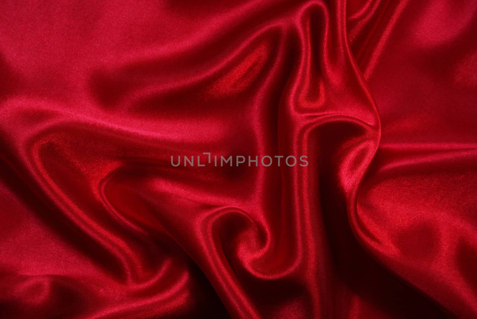 Smooth elegant red silk can use as background 