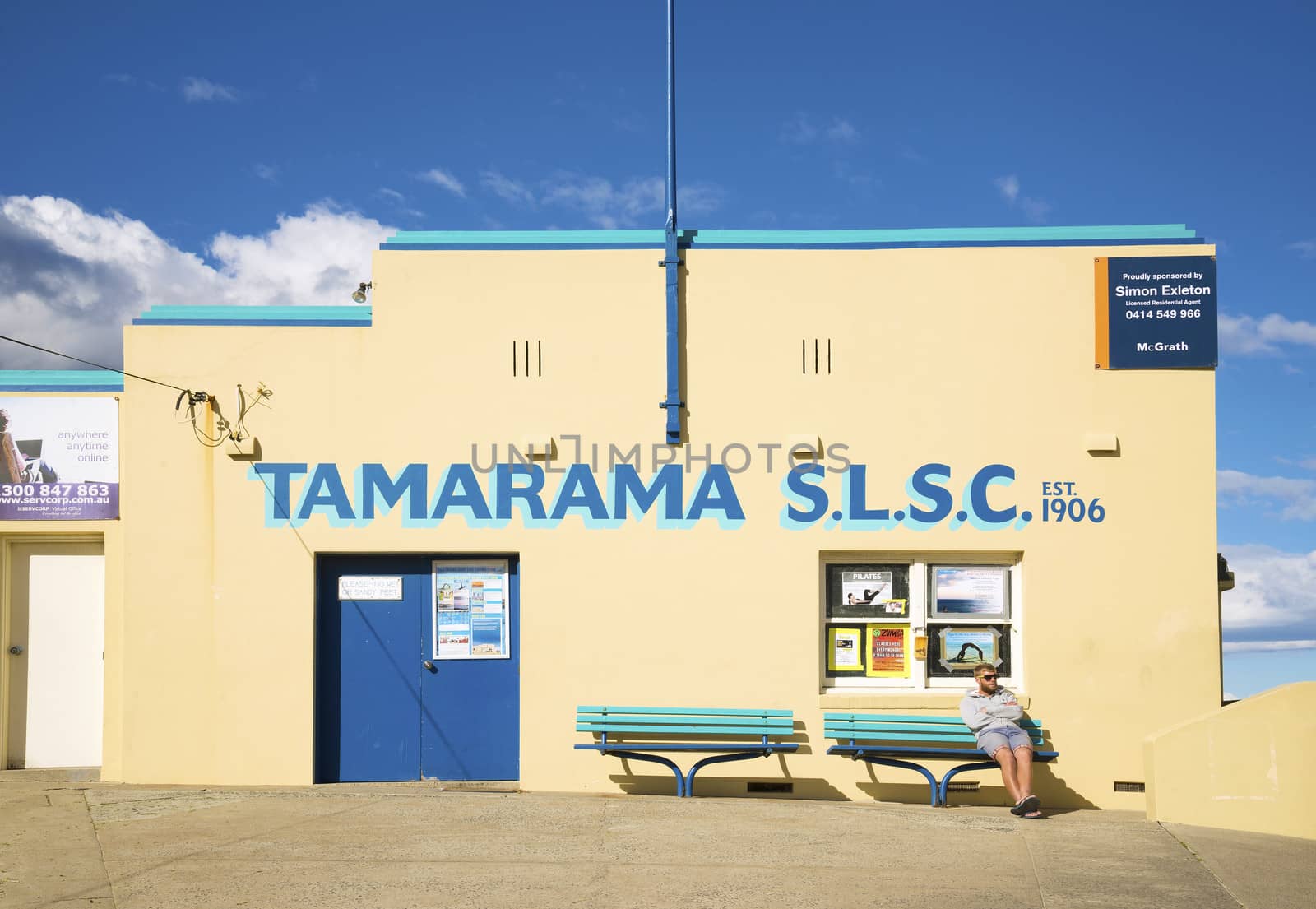 tamarama beach lifesavers club in bondi sydney australia  by jackmalipan