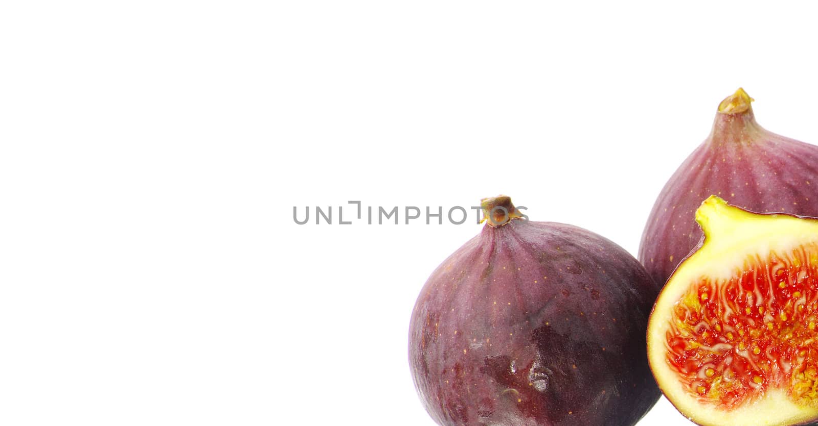 fig isolated on a white