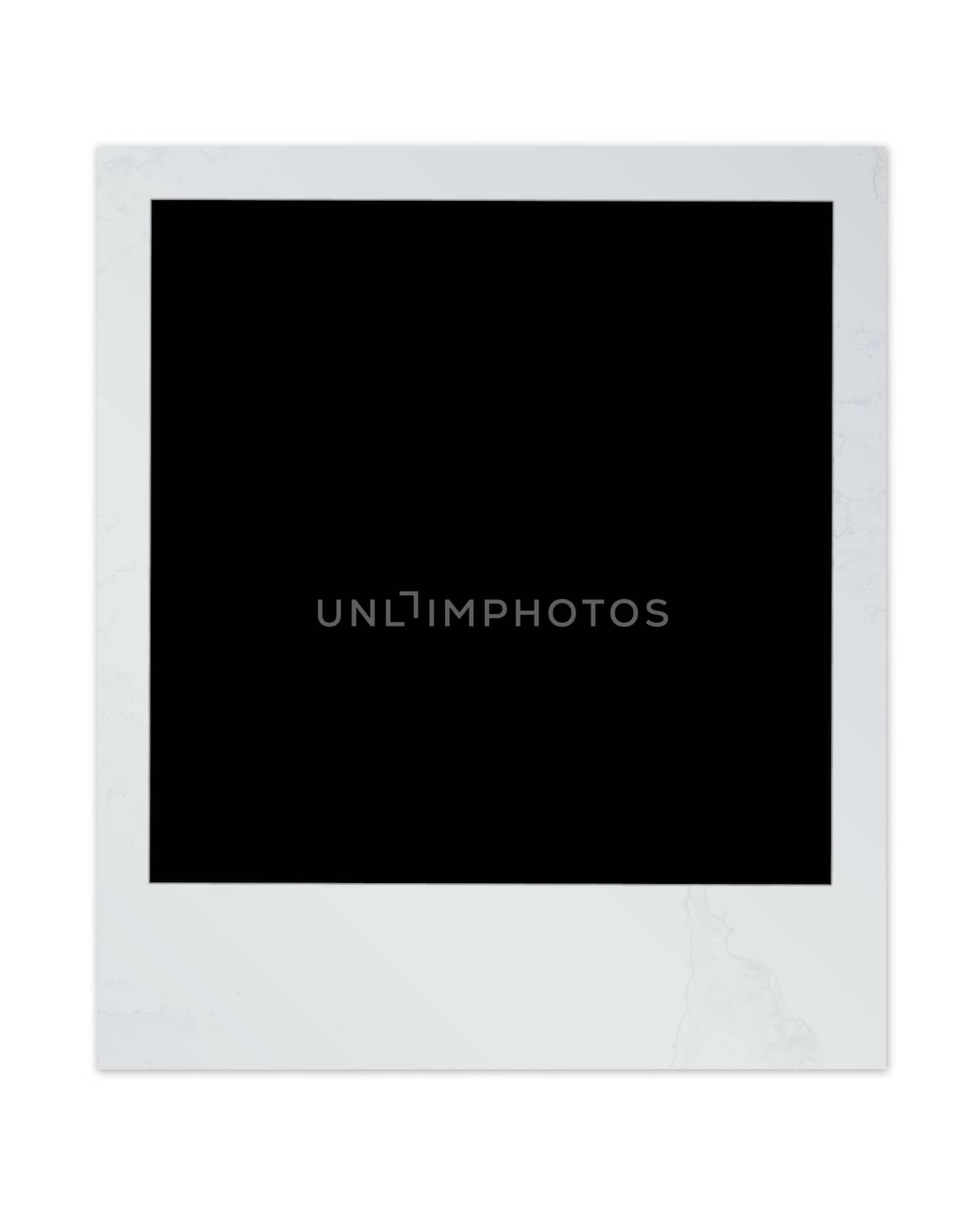 Photo (instant) isolated on white background