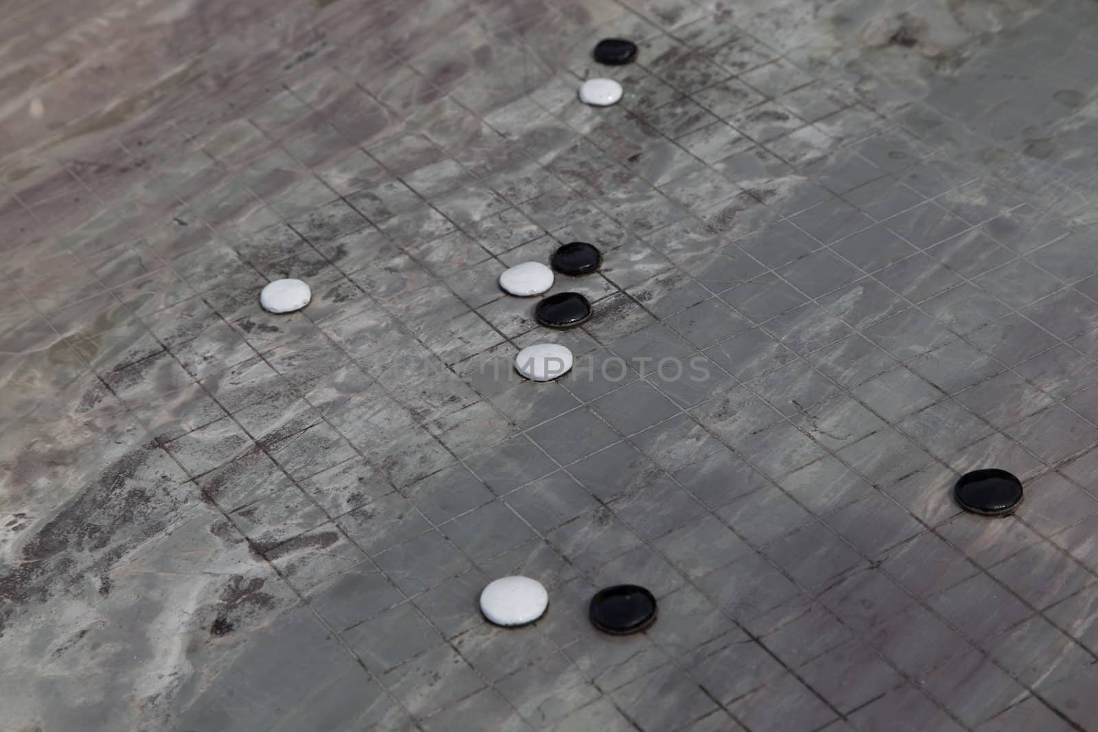 chinese chess game play on table