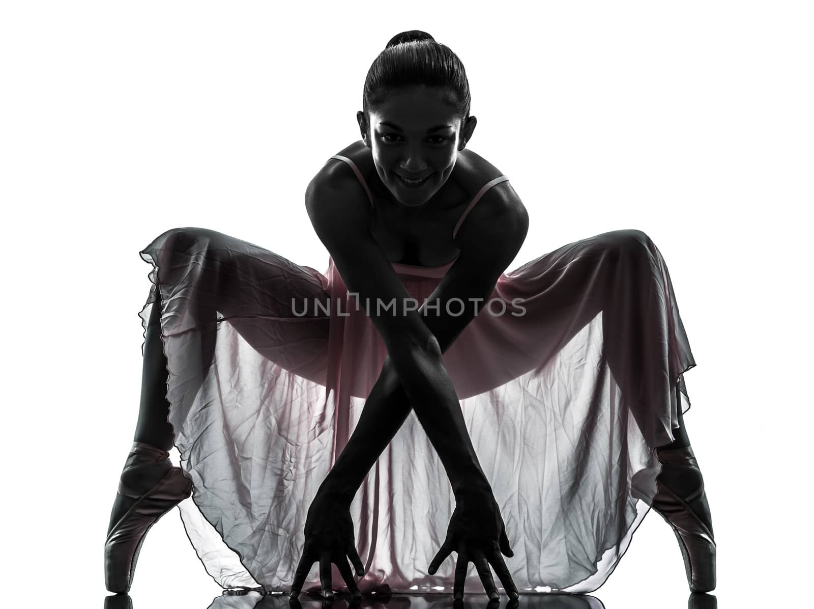 woman  ballerina ballet dancer dancing silhouette by PIXSTILL