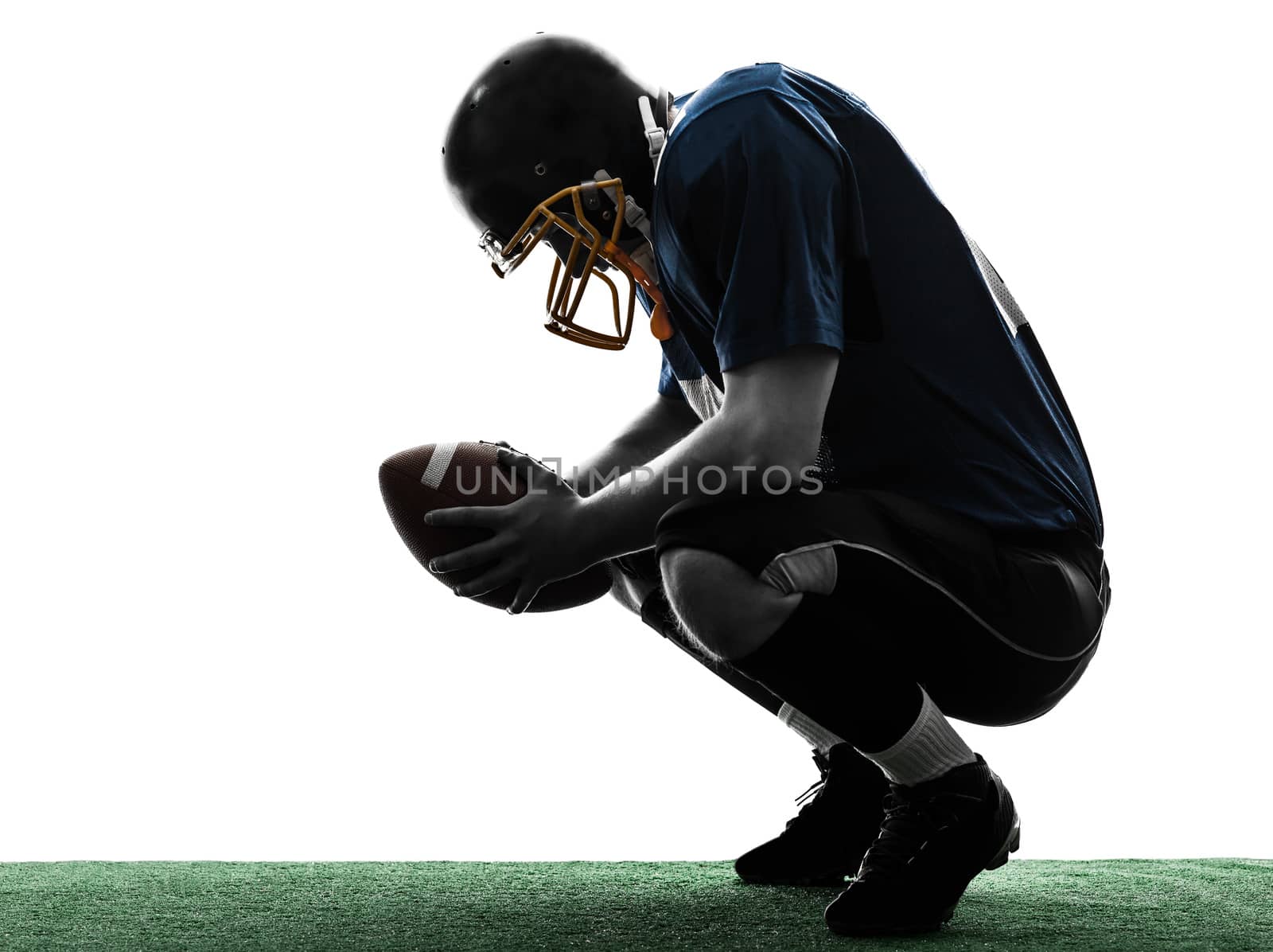 defeated american football player man silhouette by PIXSTILL