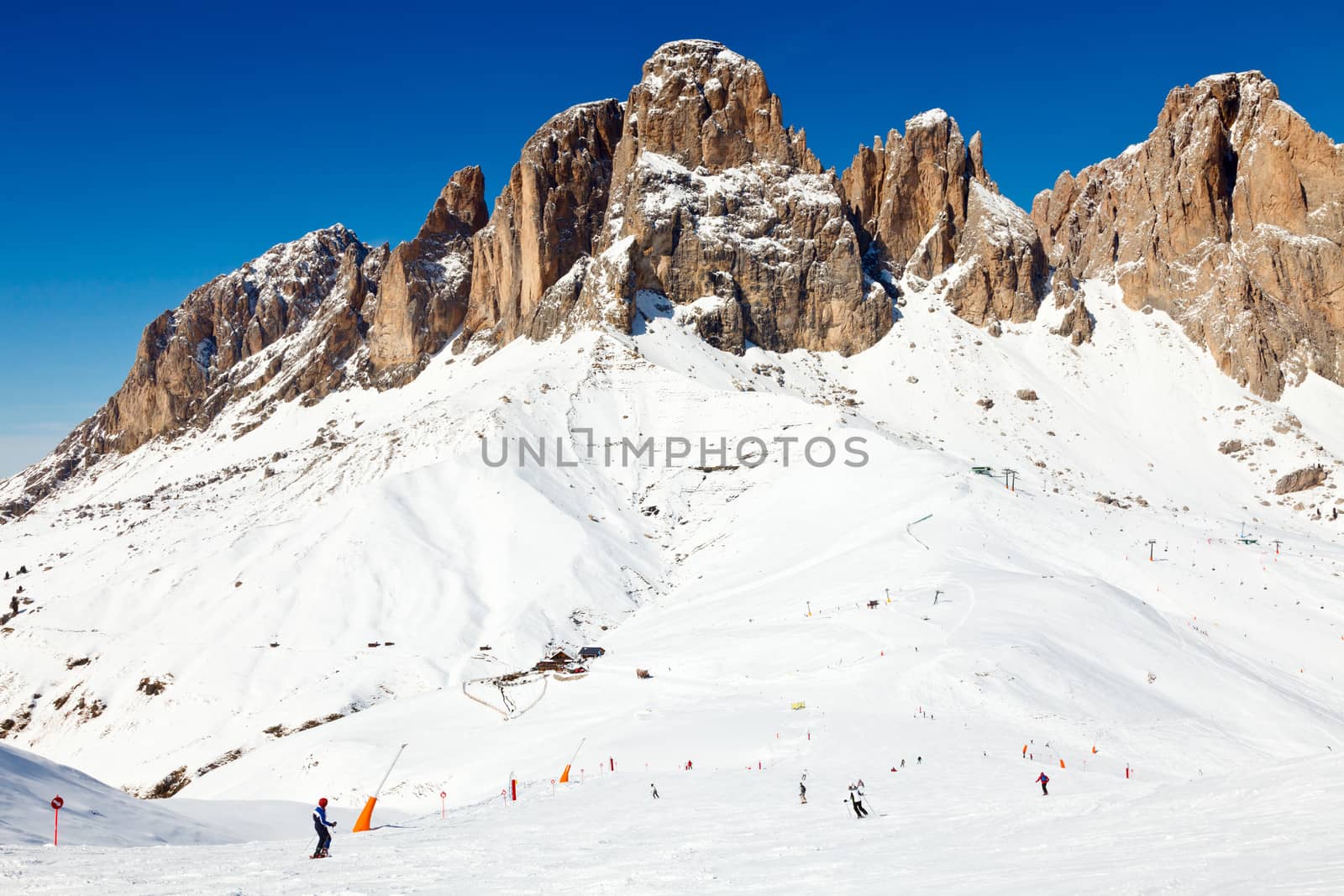 Ski Resort in Dolomites by naumoid