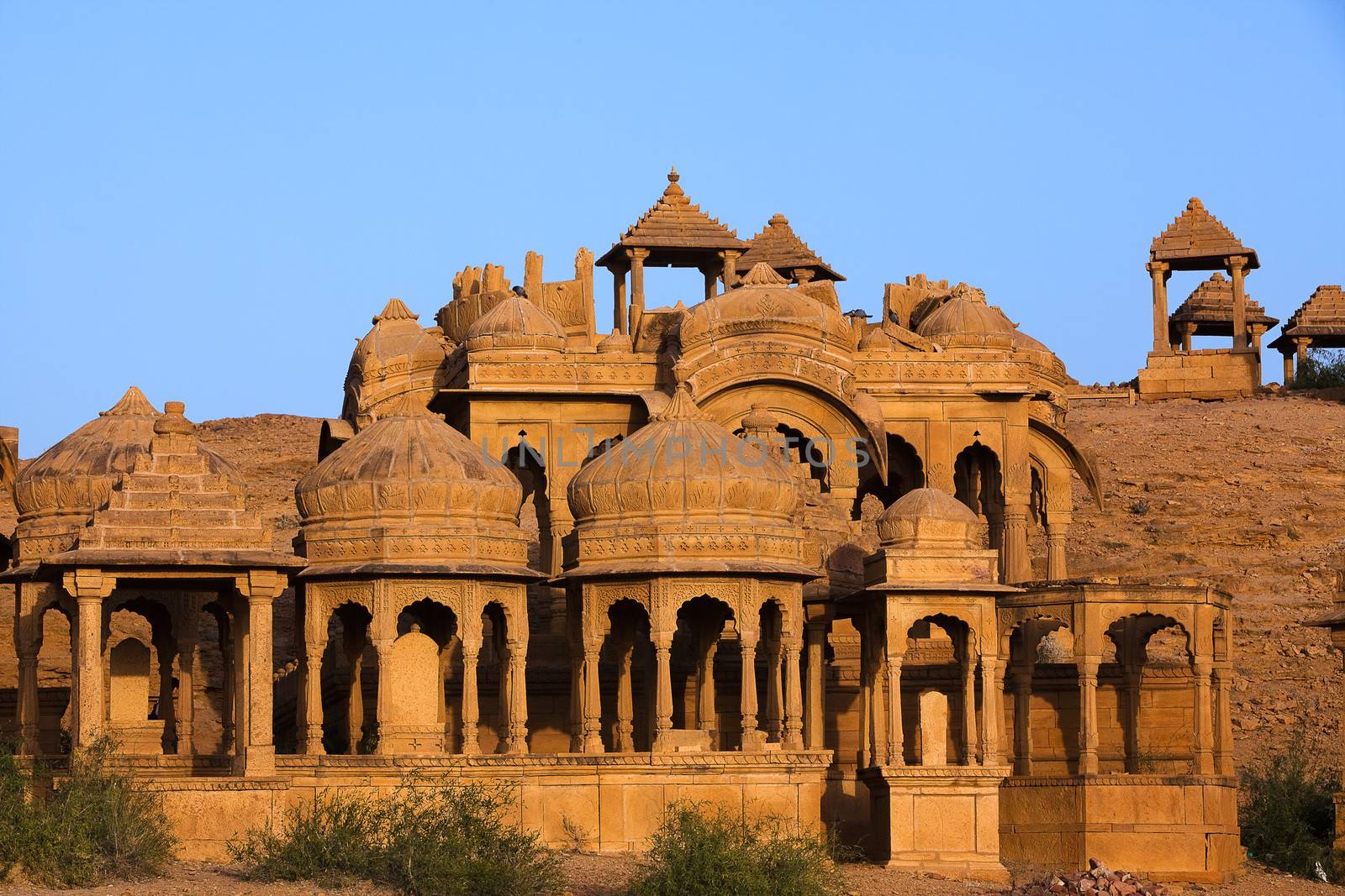 Bada Bagh Cenotaph jaisalmer in rajasthan state in india
