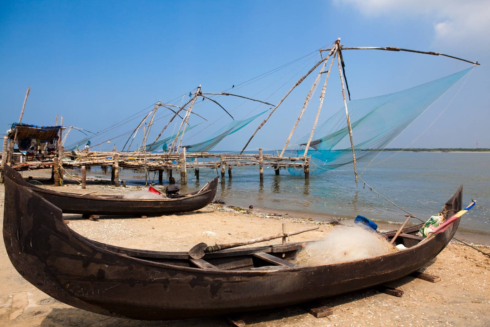 chinese fishing net of cochin by PIXSTILL