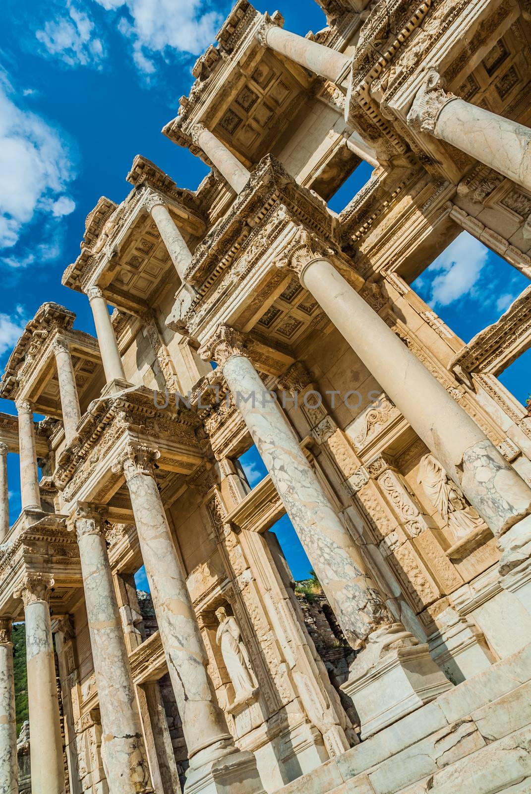 Ephesus ancient greek ruins in Anatolia Turkey