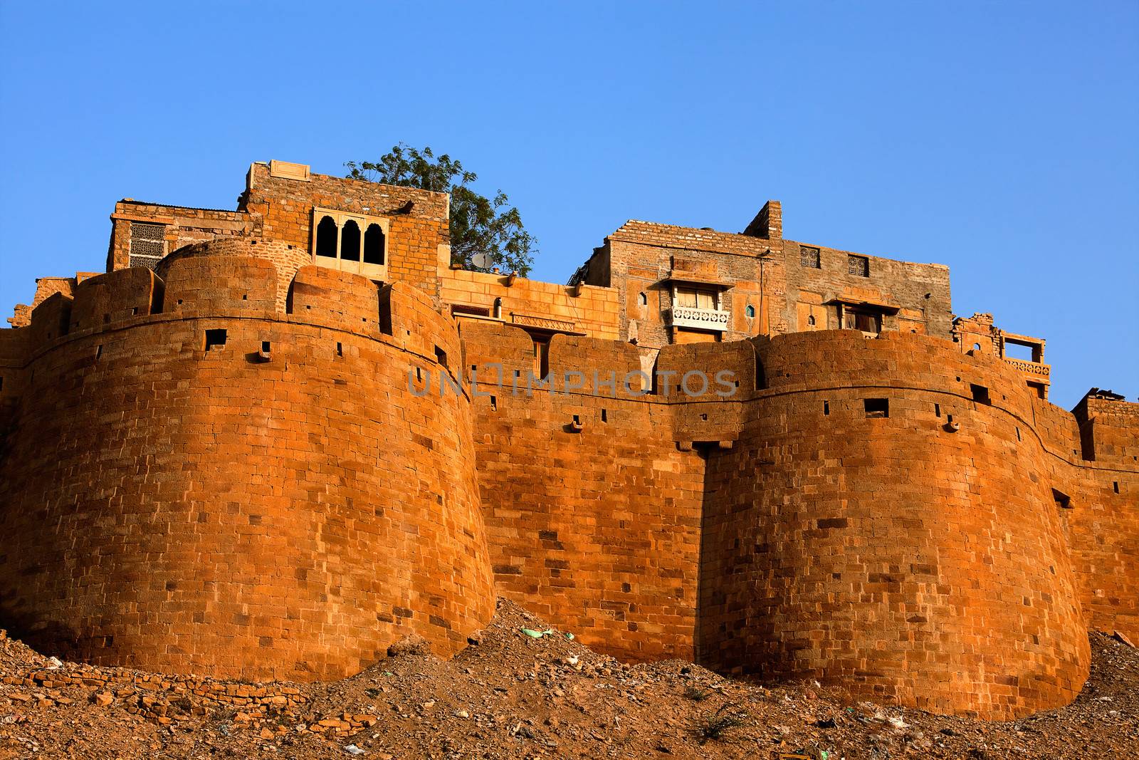 Jaisalmer City Fort in rajasthan state in indi