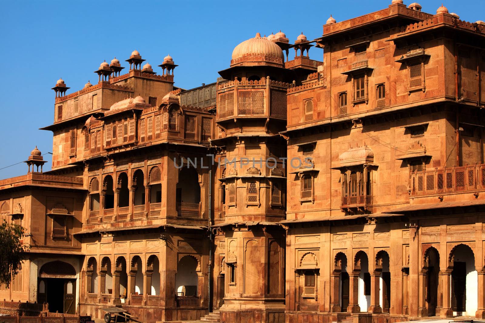 Junagarh Fort in city of Bikaner rajasthan state in india