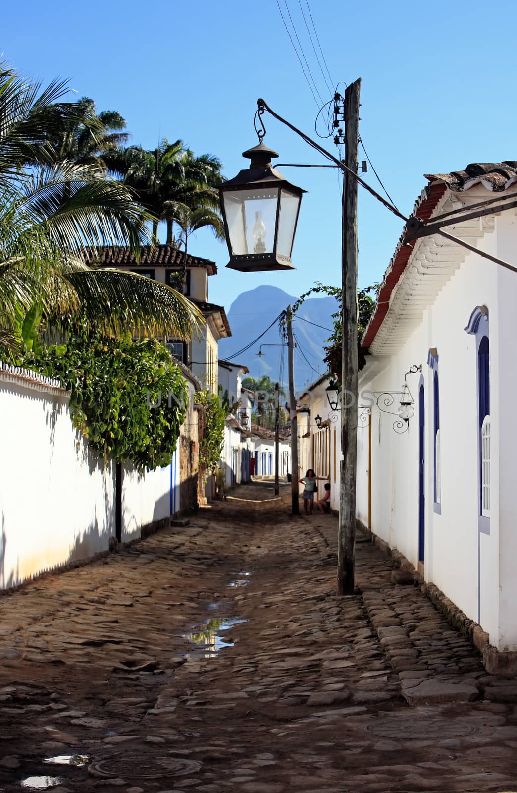 beautiful portuguese colonial typical town of parati in rio de janeiro state brazil