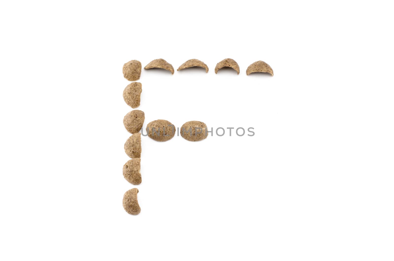 cereals isolated on white background