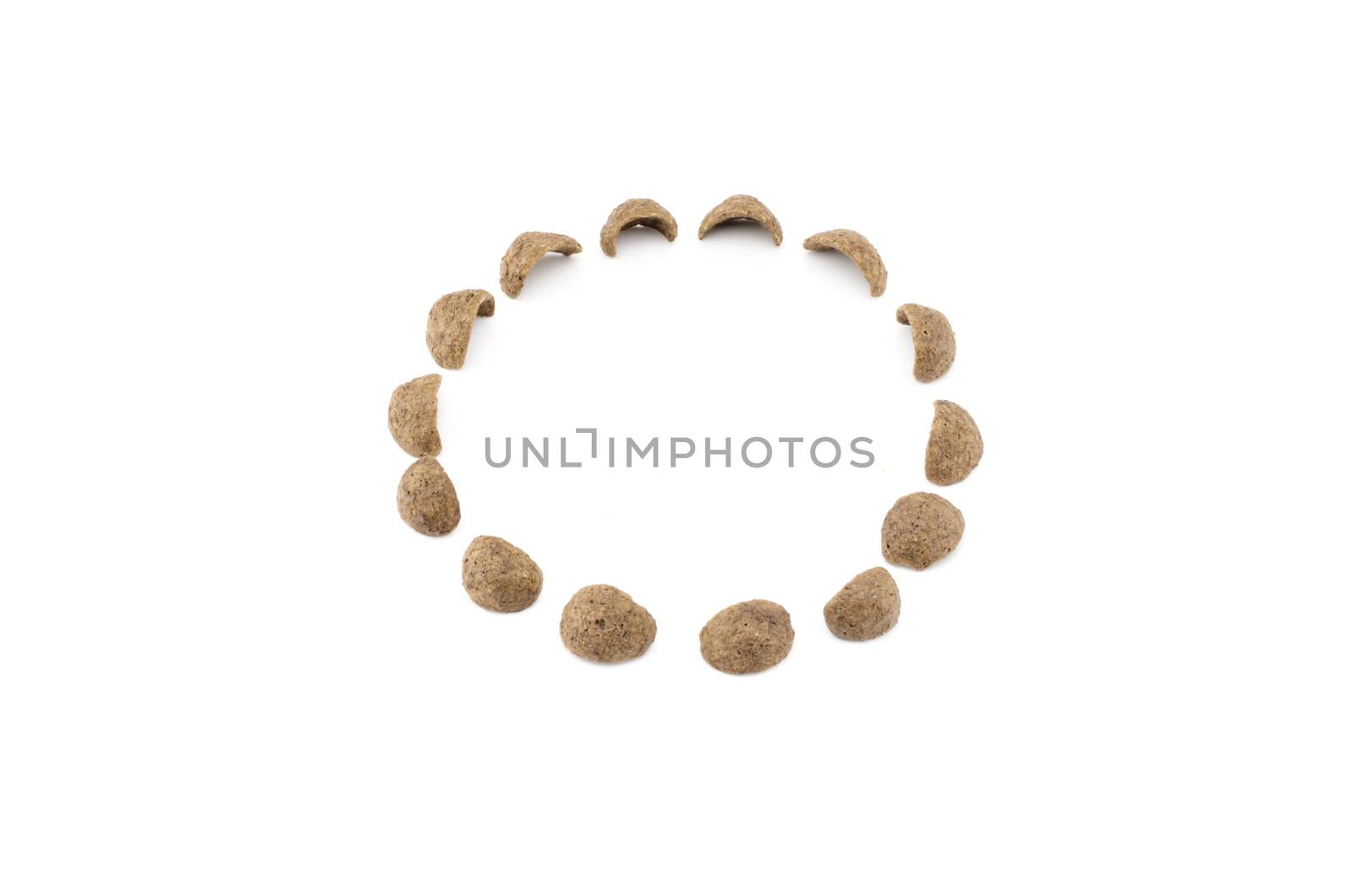 cereals isolated on white background
