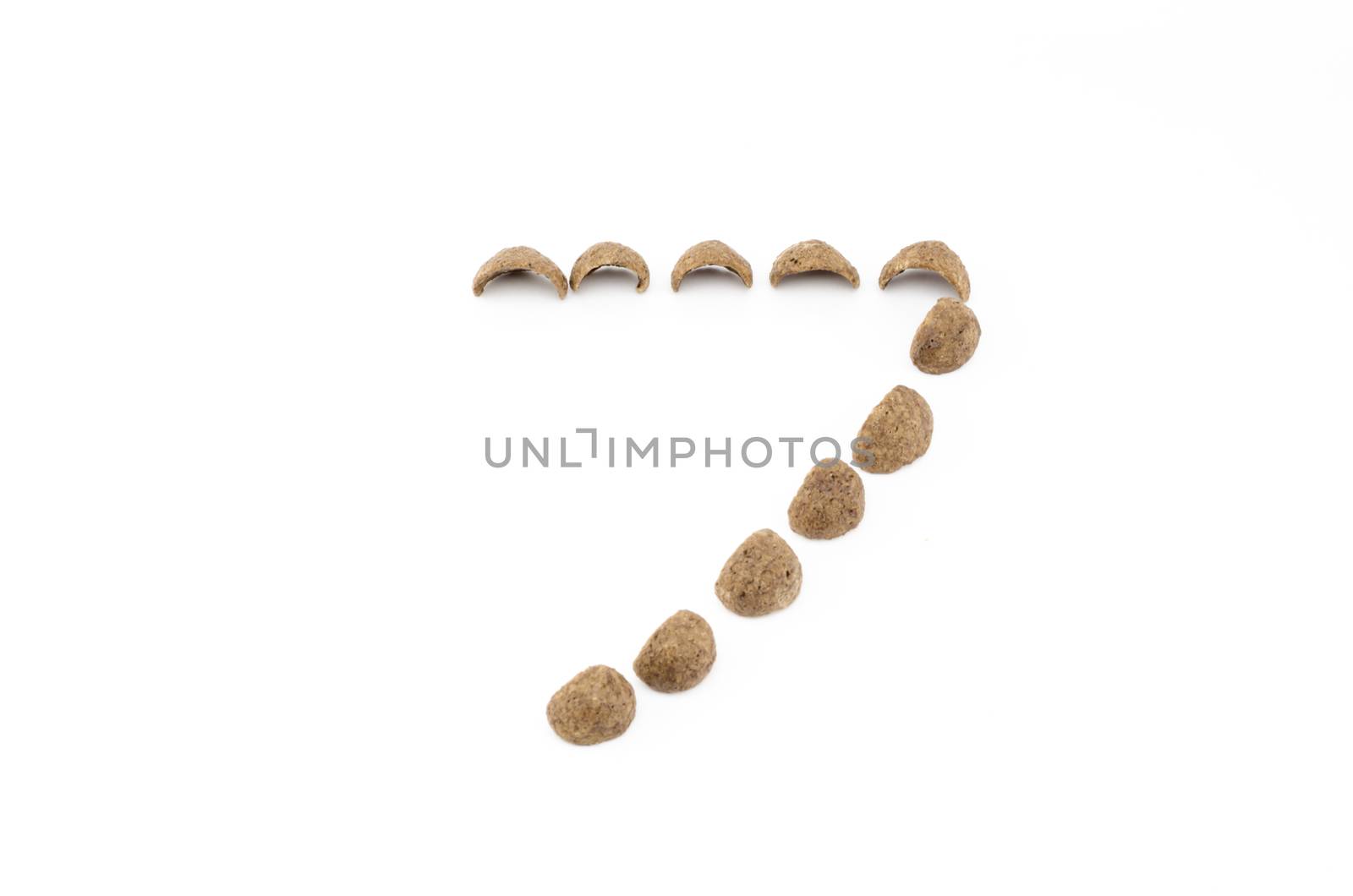 cereals isolated on white background