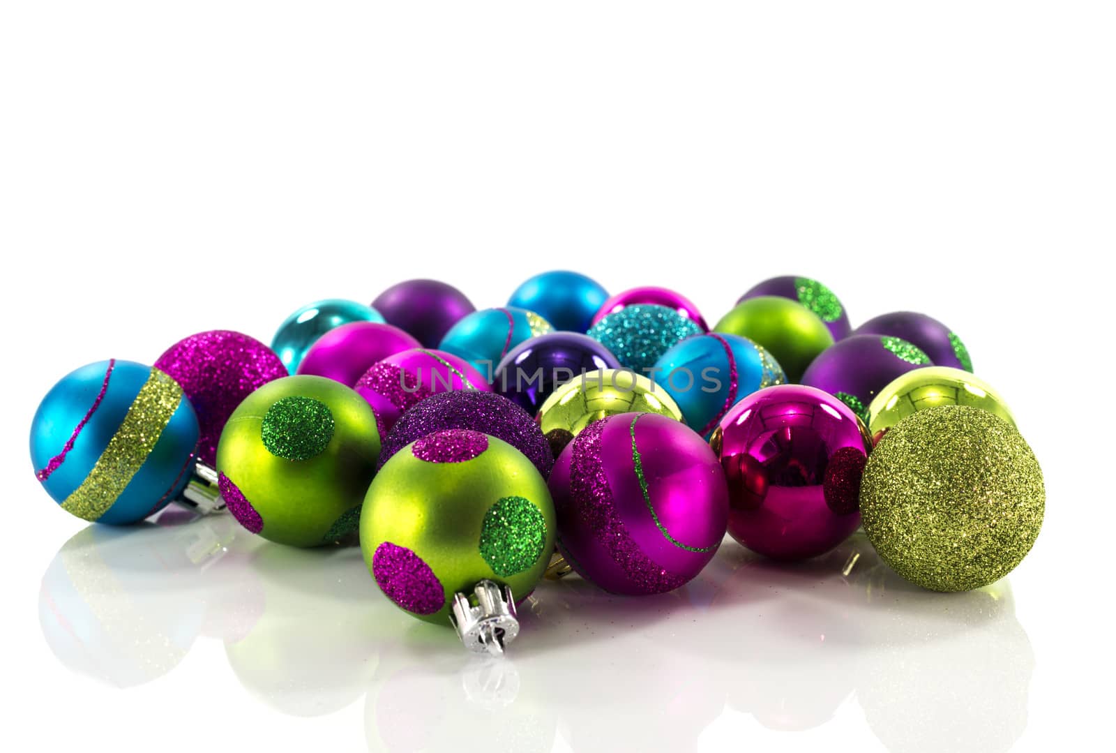 christmas balls  by compuinfoto