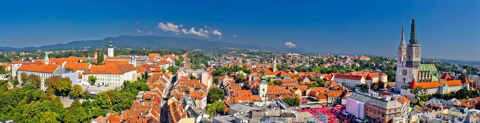 Historic city of Zagreb panoramic by xbrchx