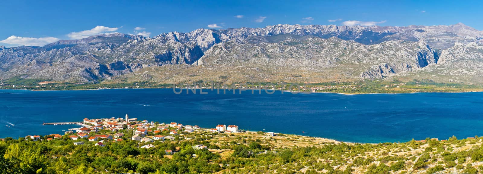 Town of Vinjerac and Paklenica national park by xbrchx