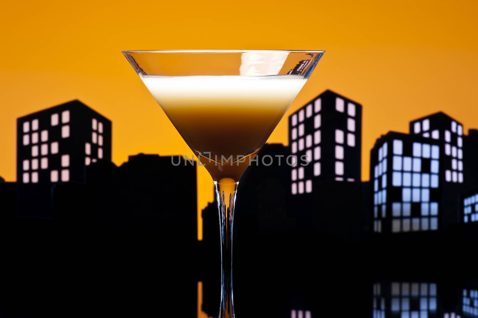 Metropolis coffee Martini cocktail by 3523Studio